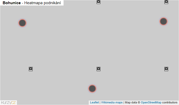 Mapa Bohunice - Firmy v obci.
