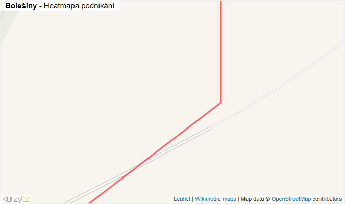 Mapa Bolešiny - Firmy v obci.