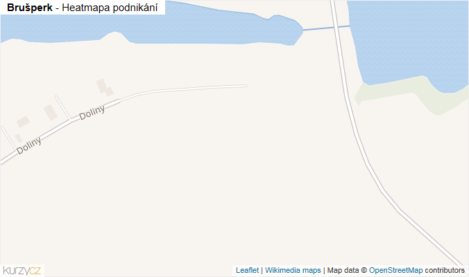 Mapa Brušperk - Firmy v obci.