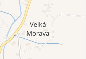 Velká Morava v obci Dolní Morava - mapa části obce