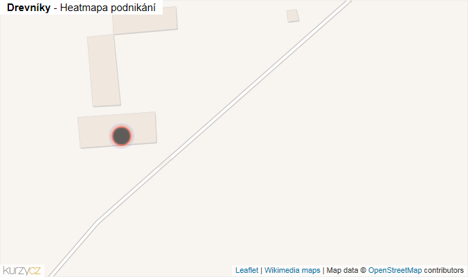 Mapa Drevníky - Firmy v obci.