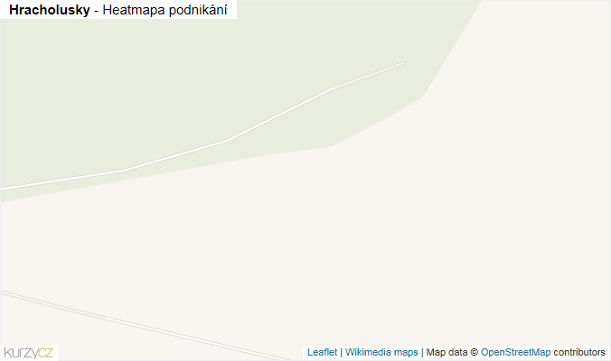 Mapa Hracholusky - Firmy v obci.