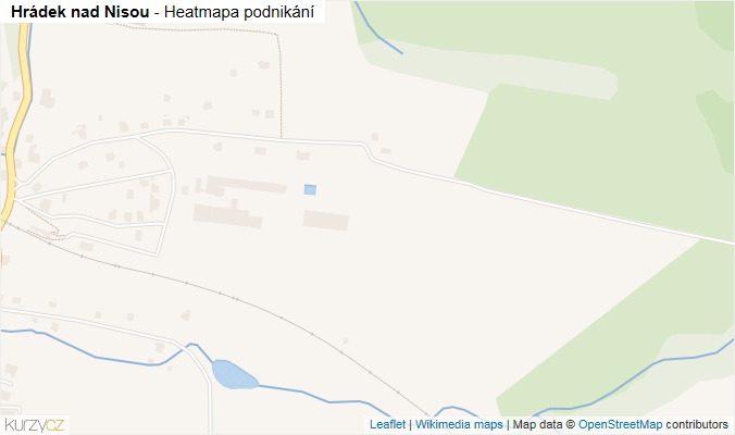Mapa Hrádek nad Nisou - Firmy v obci.