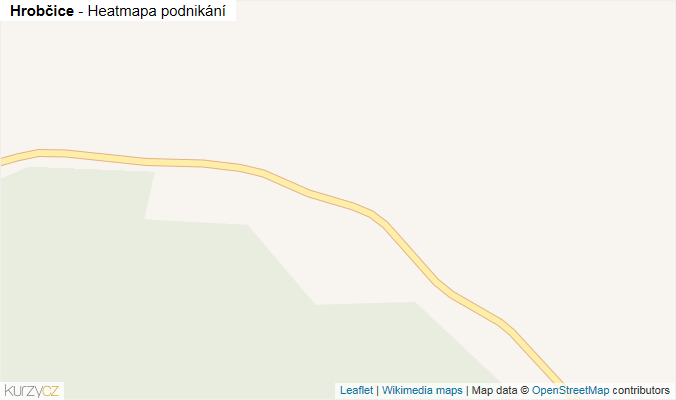Mapa Hrobčice - Firmy v obci.
