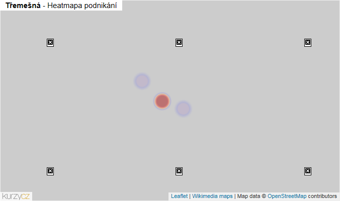 Mapa Třemešná - Firmy v části obce.