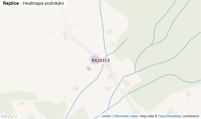Mapa Rejdice - Firmy v části obce.