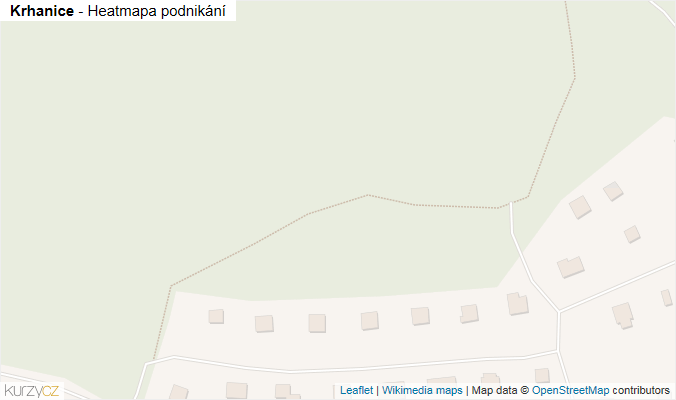 Mapa Krhanice - Firmy v obci.
