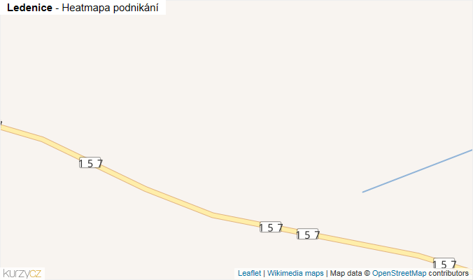 Mapa Ledenice - Firmy v obci.