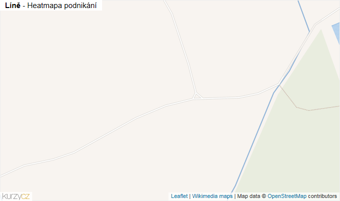 Mapa Líně - Firmy v obci.