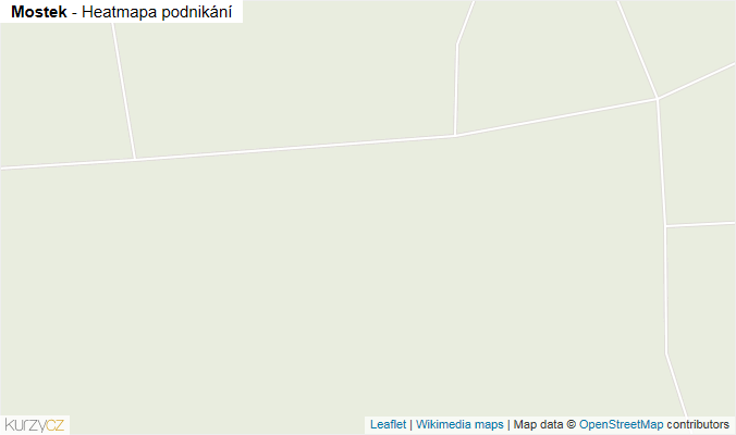 Mapa Mostek - Firmy v obci.