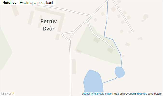 Mapa Netolice - Firmy v obci.