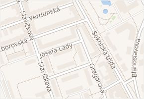 Sokolská třída v obci Ostrava - mapa ulice
