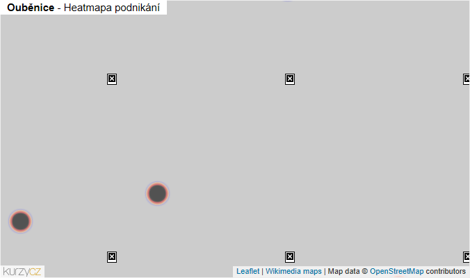 Mapa Ouběnice - Firmy v obci.