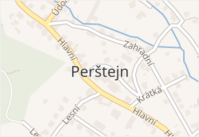 Perštejn v obci Perštejn - mapa části obce