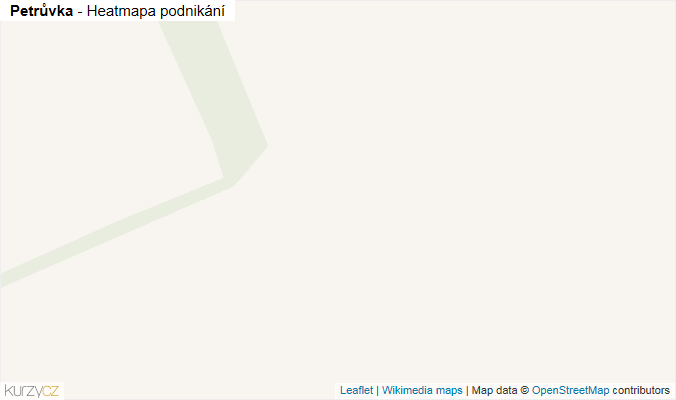 Mapa Petrůvka - Firmy v obci.