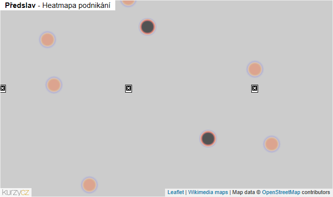 Mapa Předslav - Firmy v obci.