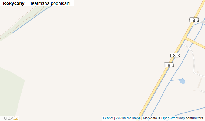 Mapa Rokycany - Firmy v obci.