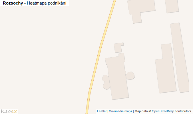 Mapa Rozsochy - Firmy v obci.