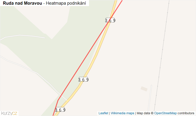 Mapa Ruda nad Moravou - Firmy v obci.