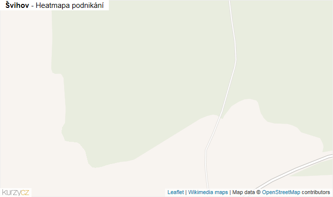 Mapa Švihov - Firmy v obci.