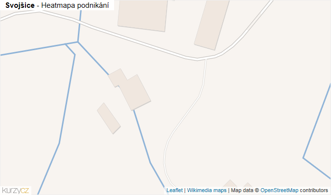 Mapa Svojšice - Firmy v obci.