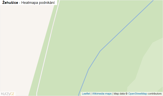 Mapa Žehušice - Firmy v obci.