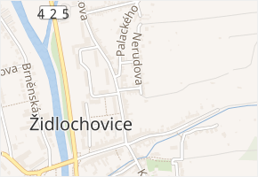 Smetanova v obci Židlochovice - mapa ulice