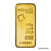 Investiční zlatá cihla 500 g - Valcambi - litá
