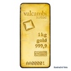 Investiční zlatá cihla 1000 g - Valcambi - litá