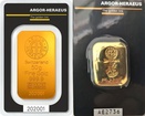 Zlatý slitek Argor Heraeus  50 g