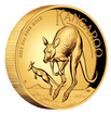 The Perth Mint 2 oz zlatá mince Australian Kangaroo Proof – High Relief, Leštěný povrch – 2022 – Perth Mint