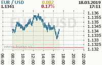 Online graf kurzu usd/eur