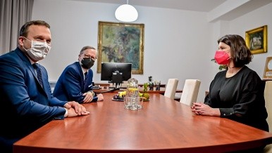 Předseda vlády uvedl Mariana Jurečku do funkce ministra práce a sociálních věcí, 17. prosince 2021.
